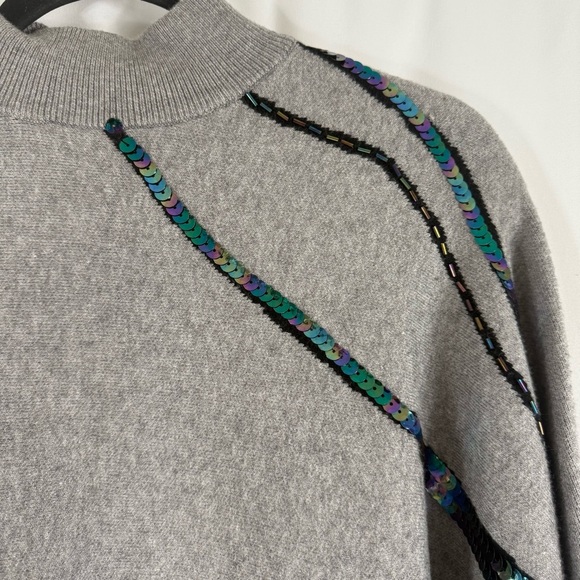 Calligraphie Women Sweater Sequins Size:L - Picture 7 of 12